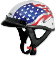 AFX - AFX FX-70 Beanie Flag Helmet - 0103-0832 - Freedom White - Large - Image 1