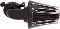 Arlen Ness - Arlen Ness Monster Sucker Air Cleaner Kit with Cover - Deep Cut - Black - 81-037 - Image 2