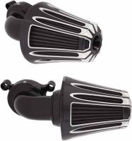Arlen Ness - Arlen Ness Monster Sucker Air Cleaner Kit with Cover - Deep Cut - Black - 81-037 - Image 4