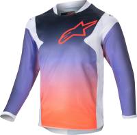Alpinestars - Alpinestars Racer Graphic Kids Jersey - 3730124-924-XXS - Light Gray/Hot Orange/Black - 2XS - Image 1