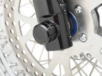 Drag Specialties - Drag Specialties Billet Front Axle Caps - 1in. - Black - 0214-0831 - Image 2