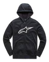 Alpinestars - Alpinestars Ageless Fleece Womens Hoody - 1W38-53100-1020-XS - Black/White - X-Small - Image 1