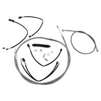 Magnum - Magnum Stainless Steel Handlebar Installation Kit with Chrome Fittings for 15-17in. Ape - 589962 - Image 1