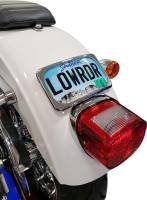 Drag Specialties - Drag Specialties Three-Bolt Style Large Radius License Plate Mount - Chrome - 2030-0625 - Image 3