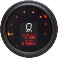 Dakota Digital - Dakota Digital MLX Series Gauge Speedometer/Tachometer - Fatbob - Black - MLX-2000-K - Image 1