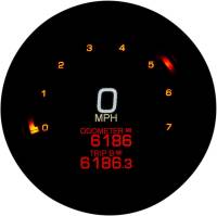 Dakota Digital - Dakota Digital MLX Series Gauge Speedometer/Tachometer - Fatbob - Black - MLX-2000-K - Image 3