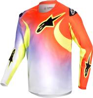 Alpinestars - Alpinestars Racer Lucent Youth Jersey - 3773724-2029-XL - White/Neon Red/Yellow Fluo - X-Large - Image 1