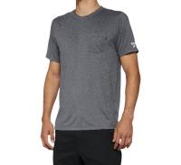 100% - 100% Mission Athletic T-Shirt - 20014-00010 - Heather Charcoal - Small - Image 1