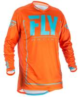 Fly Racing - Fly Racing Lite Hydrogen Jersey (2018) - 371-728L - Orange/Blue - Large - Image 1