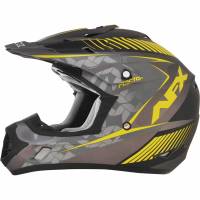 AFX - AFX FX-17 Factor Helmet - 01104494 - Frost Matte Gray/Hi-Vis Yellow Factor - Small - Image 1