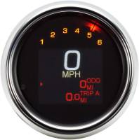 Dakota Digital - Dakota Digital MLX Series Gauge Speedometer/Tachometer - 3-3/8in. - Chrome - MLX-3004 - Image 1