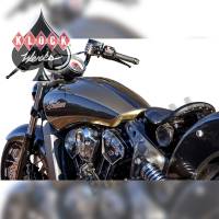 Klock Werks - Klock Werks Klip Hanger Handlebar Kit - 5in. Hanger - Black/Chrome - KW05-01-0348 - Image 2