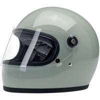 Biltwell Inc. - Biltwell Inc. Gringo S Solid Helmet - 1003-131-101 - Gloss Sage Green - X-Small - Image 1