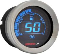 Koso North America - Koso North America 2in. Fuel Level Gauge - Chrome - BA050200 - Image 1