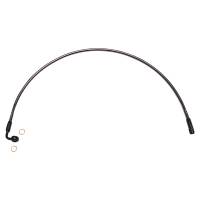 Magnum - Magnum Black Pearl Designer Series ABS Front Upper Brake Line - 12mm. 90deg. Banjo - 22in. - AS478022 - Image 1