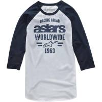 Alpinestars - Alpinestars Entice Premium T-Shirt - 1139-73030-2070-2XL - White/Navy - 2XL - Image 1