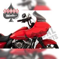 Klock Werks - Klock Werks Sport Flare Windshield - 14in. - Dark Smoke - KWW-01-0317 - Image 4