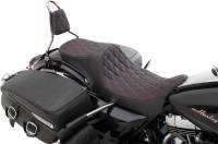 Drag Specialties - Drag Specialties Predator III 2-Up Seat - Double Diamond - 0801-1306 - Image 2
