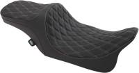 Drag Specialties - Drag Specialties Predator III 2-Up Seat - Double Diamond - 0801-1309 - Image 1