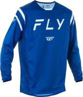 Fly Racing - Fly Racing Kinetic Center Jersey - 378-521X - Navy/White - Small - Image 1