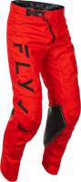 Fly Racing - Fly Racing Kinetic Center Pants - 378-53240 - Red/Black - 40 - Image 1