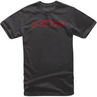 Alpinestars - Alpinestars Blaze Youth T-Shirt - 3038-72000-1030-M - Black/Red - Medium - Image 1