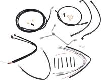Burly Brand - Burly Brand Handlebar Cable/Line Install Kit - Black - B30-1174 - Image 1