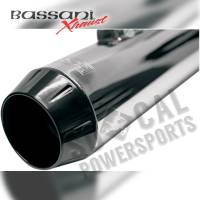 Bassani Manufacturing - Bassani Manufacturing Black Powder-Coated End Cap with 1/2in Lip for Short Mufflers - ENDCAP-SMB - Image 2