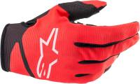 Alpinestars - Alpinestars Radar Youth Gloves - 3541822-3031-S - Bright Red/Black - Small - Image 1