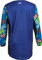 Fly Racing - Fly Racing Kinetic Rebel Youth Jersey - 375-427YL - Blue/Light Blue - Large - Image 2