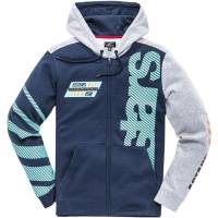 Alpinestars - Alpinestars Fans Zip Hoodie - 113953200-7026L - Navy/Gray - Large - Image 1