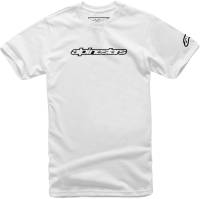 Alpinestars - Alpinestars Wordmark T-Shirt - 1036-72015-2010-XL - White/Black - X-Large - Image 1