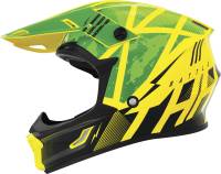 THH Helmets - THH Helmets T710X Battle Helmet - 646385 - Green/Black - Large - Image 1