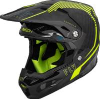 Fly Racing - Fly Racing Formula Carbon Tracer Helmet - 73-4442S - Hi-Vis/Black - Small - Image 1