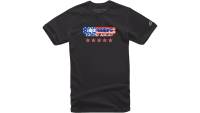 Alpinestars - Alpinestars USA Again T-Shirt - 12137261010L - Black/Blue/Red - Large - Image 1