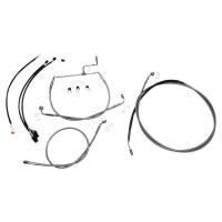 Magnum - Magnum Stainless Steel Handlebar Installation Kit with Chrome Fittings for 12-14in. Ape - 589831 - Image 1