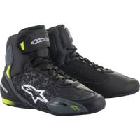 Alpinestars - Alpinestars Faster-3 Riding Shoes - 2510219-155-10.5 - Black/Yellow - 10.5 - Image 1