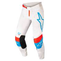 Alpinestars - Alpinestars Techstar Quadro Pants - 3721122-2073-28 - Off White/Blue Neon/Bright Red - 28 - Image 1