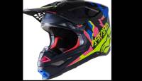 Alpinestars - Alpinestars Supertech M8 Echo Helmet - 8302621-1759-MD - Black/Blue/Yellow - Medium - Image 1