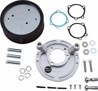 Arlen Ness - Arlen Ness Big Sucker Stage I Air Filter Kit for OEM Cover - Plain Backing Plate - Red Filter - 18-824 - Image 1