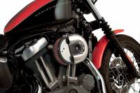Arlen Ness - Arlen Ness Big Sucker Stage I Air Filter Kit for OEM Cover - Plain Backing Plate - Red Filter - 18-824 - Image 2