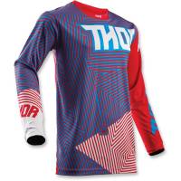 Thor - Thor Pulse Geotec Jersey - XF-2-2910-4381 - Red/Blue - Large - Image 1