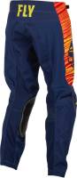 Fly Racing - Fly Racing Kinetic Wave Youth Pants - 375-53626 - Navy/Yellow/Red - 26 - Image 3