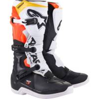 Alpinestars - Alpinestars Tech 3 Boots - 2013018-1238-6 - Black/White/Red Flourescent/Yellow - 6 - Image 1