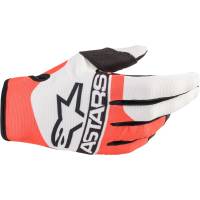 Alpinestars - Alpinestars Radar Gloves - 3561822-2537-XXL - Off White/Red Fluo/Blue - 2XL - Image 1