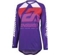 Answer - Answer Syncron CC Womens Jersey - 447320 - Purple/White/Red - Large - Image 1