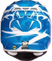 Moose Racing - Moose Racing F.I. Agroid Camo Helmet - 0110-7771 - Blue/White - 2XL - Image 3