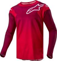 Alpinestars - Alpinestars Racer Hoen Jersey - 3761324-368-XL - Mars Red/Burgundy - X-Large - Image 1