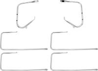Drag Specialties - Drag Specialties Saddlebag Guard/ Side Rail Kit - Chrome - 3501-1247 - Image 1