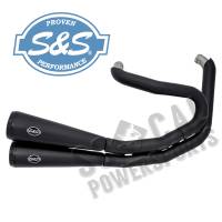 S&S Cycle - S&S Cycle Grand National 2-Into-2 Exhaust Systems - Black Ceramic - 550-0742 - Image 2